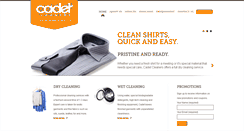 Desktop Screenshot of cadetdrycleaners.com