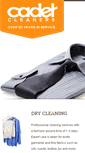 Mobile Screenshot of cadetdrycleaners.com